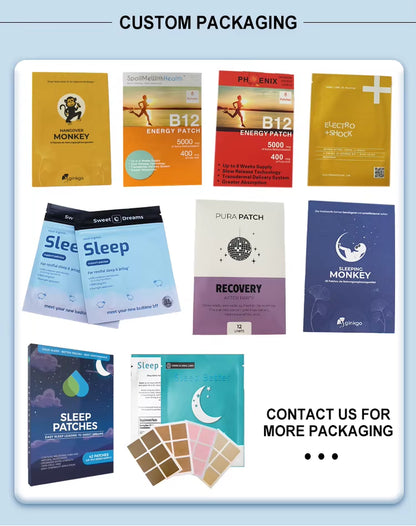 Hot Selling Products Sleep Support Patches Sleep Aid Topical Patch with Lavender and Herbal Extracts Enhance Sleep Quality